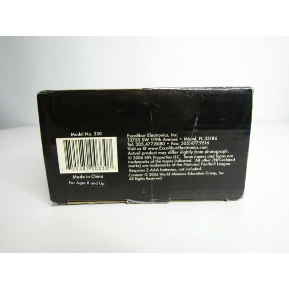 NFL Trivia Pro Electronic Hand Held Trivia Game in Box - Picture 6 of 6